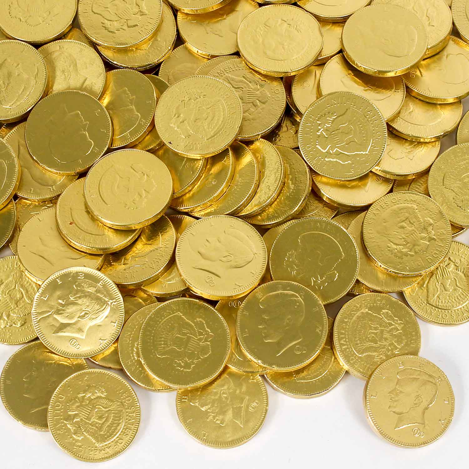  Milk Chocolate Coins, Gold Half Dollar Chocolate