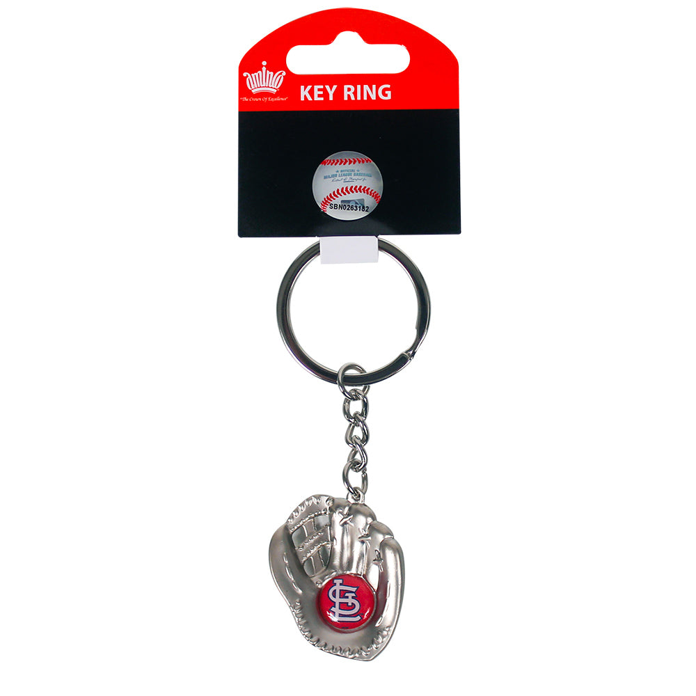 St.Louis cardinals earrings & necklace& badge reel