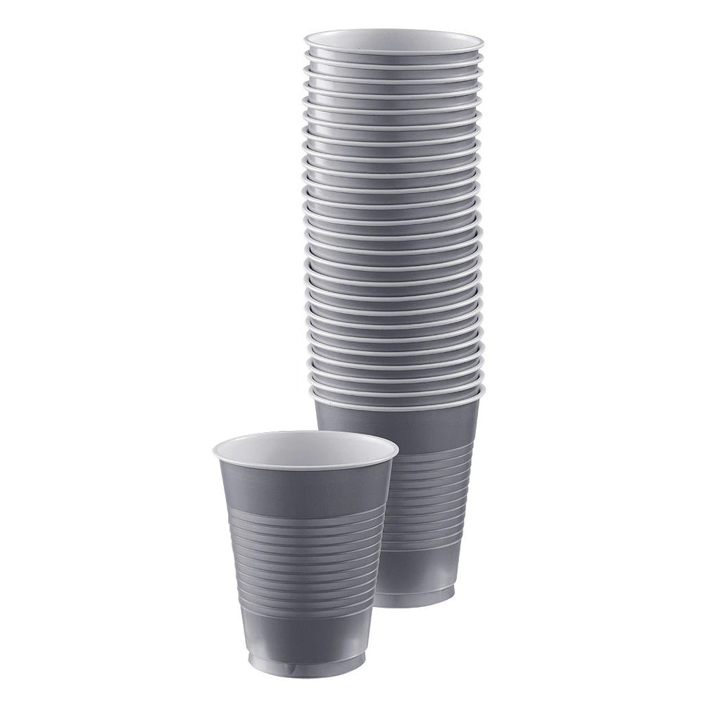 White Plastic Cups - 16oz - 20 Pack