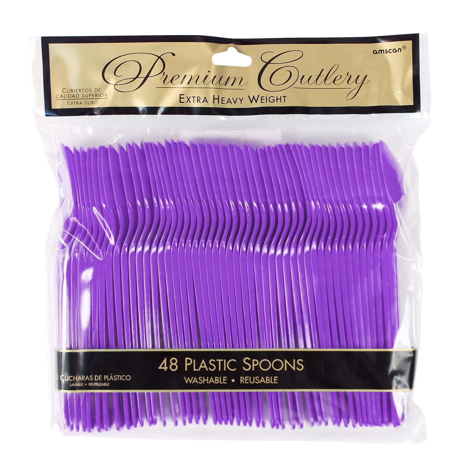 New Purple Plastic Knives (Reusable)