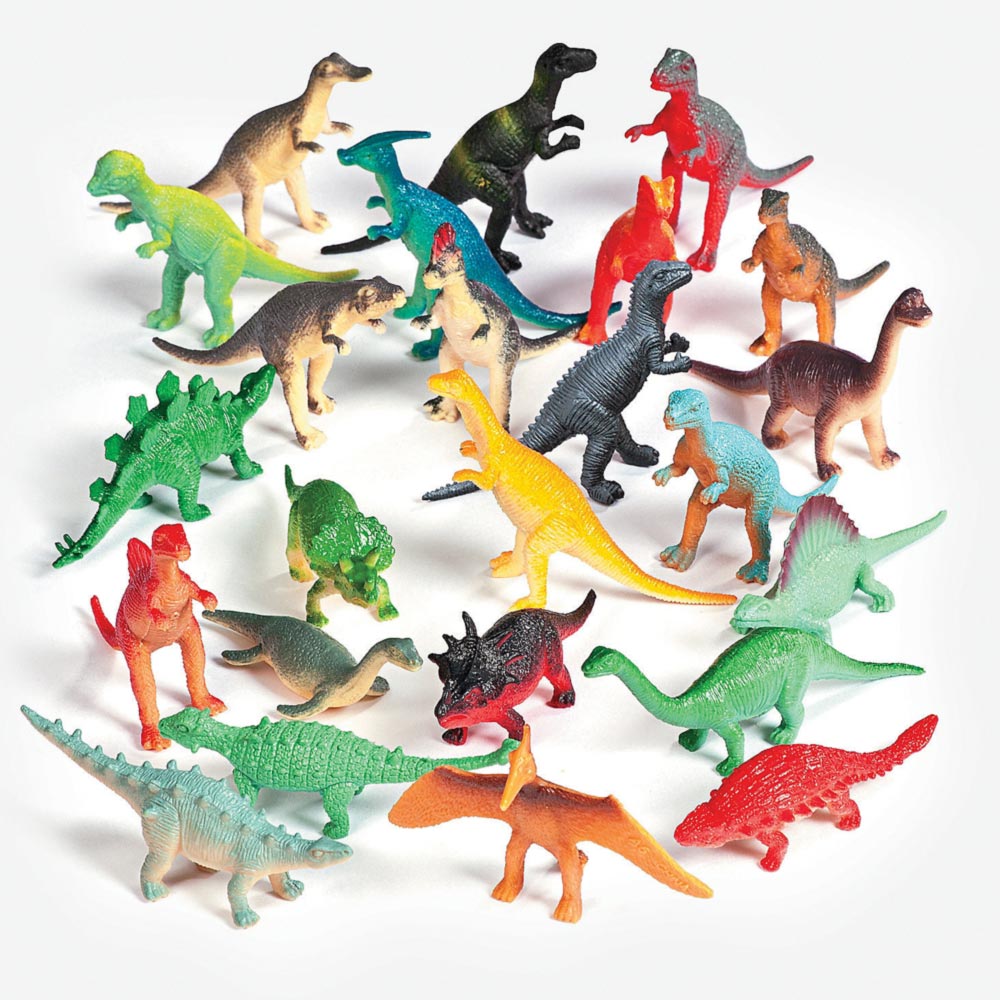 Plastic Dinosaur Assortment 2-1/2