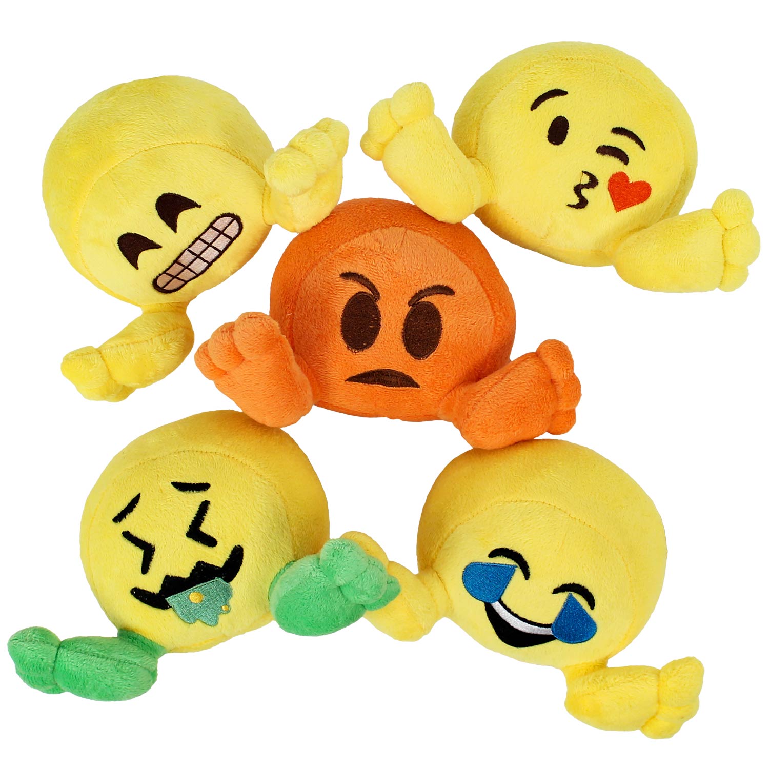 Emoji plushies on sale