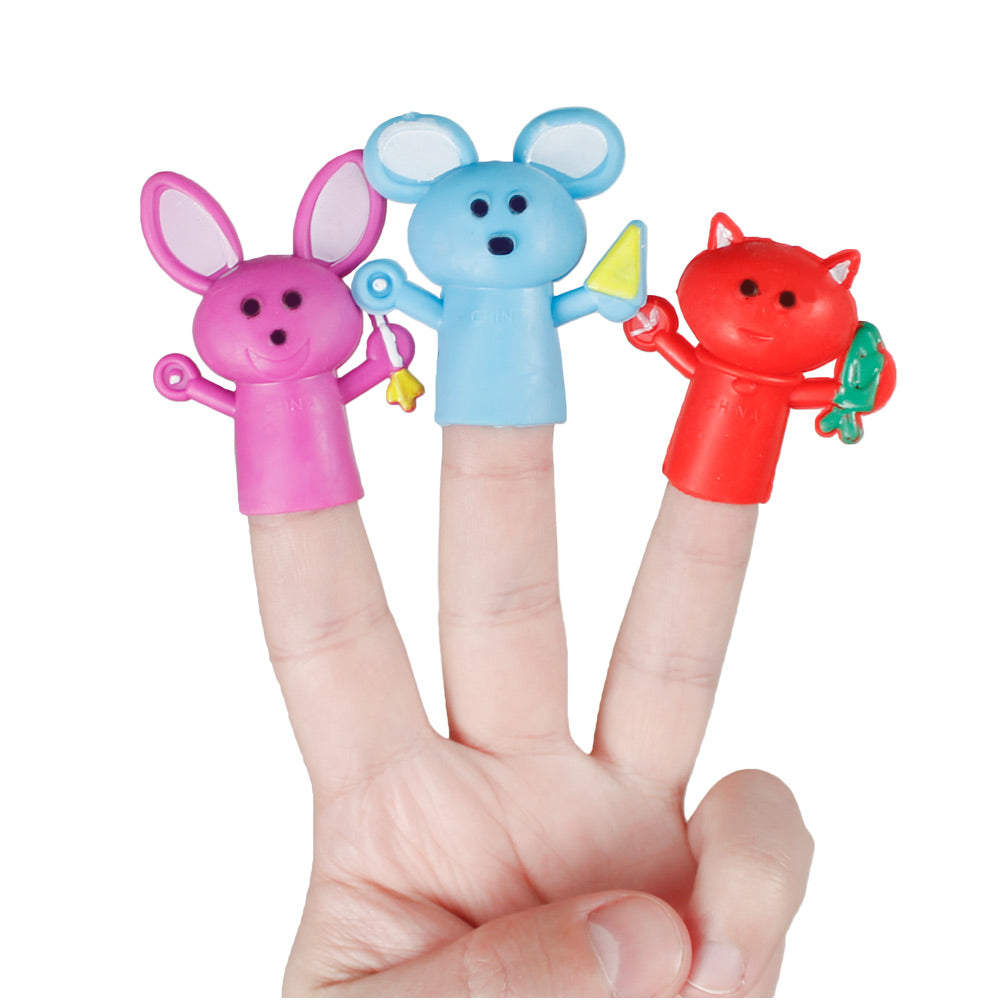 Vinyl Animal Finger Puppets (dz)