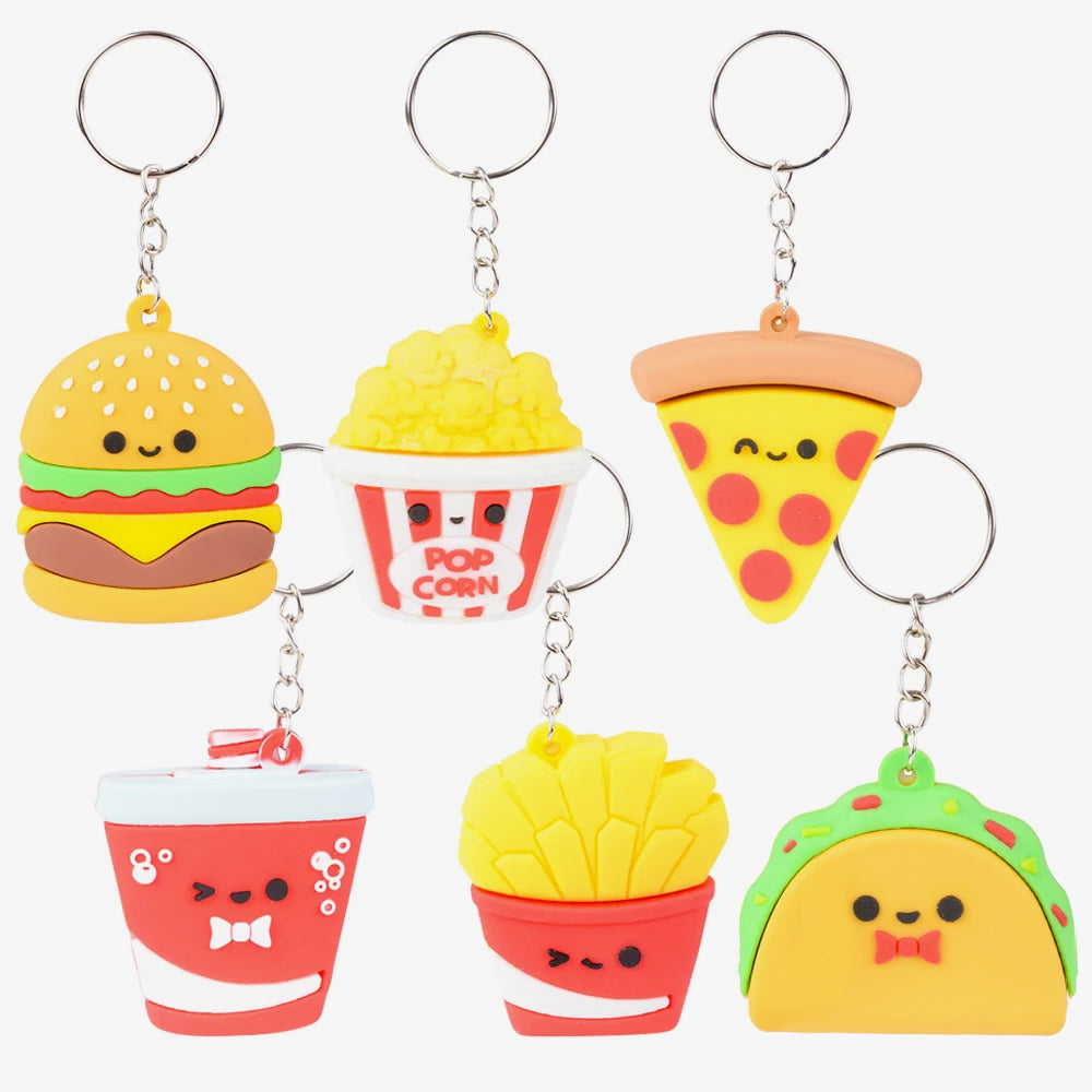 Mardi Gras 2024 Fast Food Keychains For Kids, , Cool Keychain