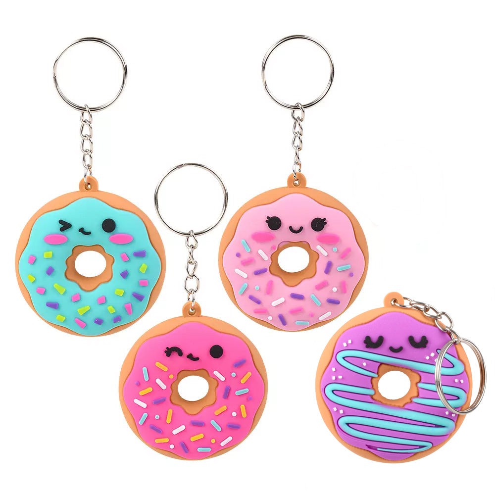 Squishy on sale donut keychain