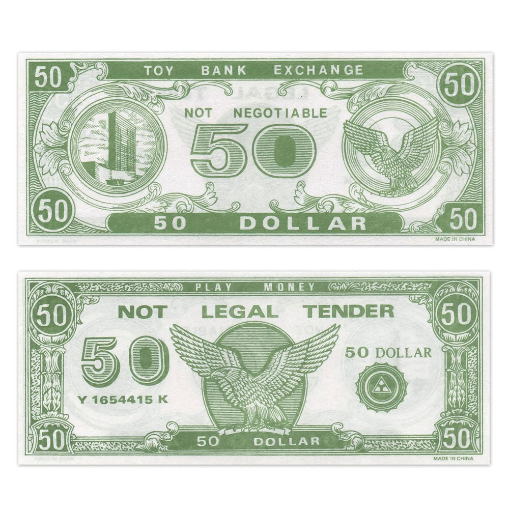 50 dollar bill front and back
