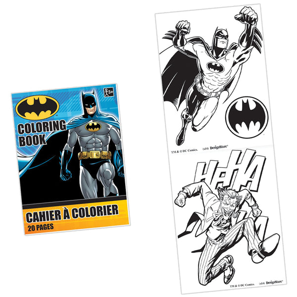 Mini Activity Pad Favor Batman 3.5" (48 PACK)