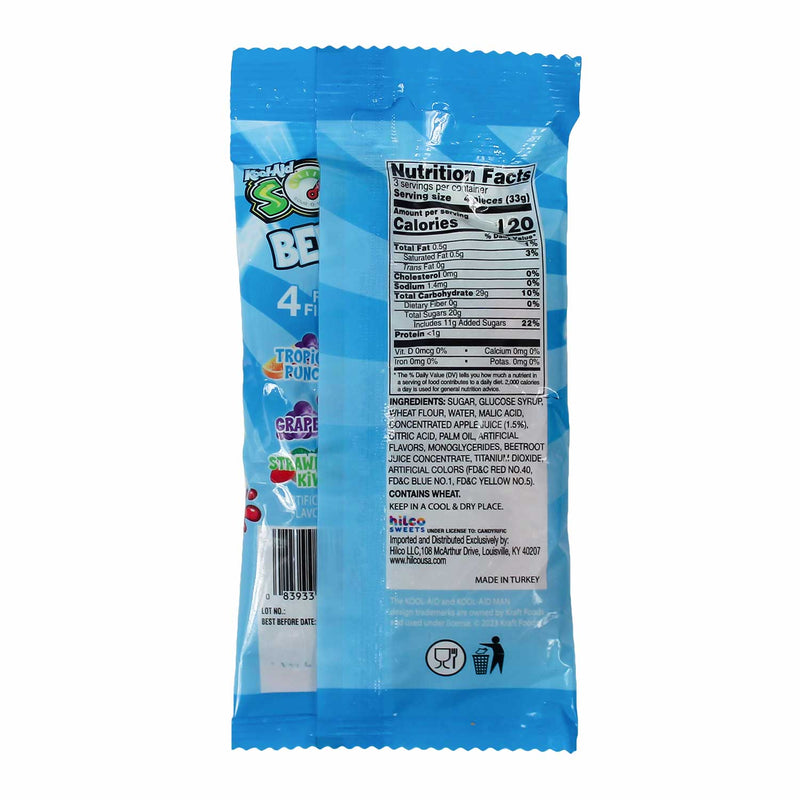 Kool-Aid Sour Belts Candy 3.5 oz