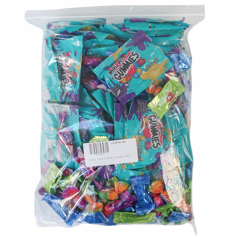 Candy Assortment Chewy & Gummy (200 Count)