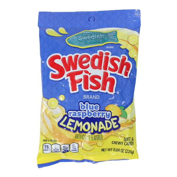 Swedish Fish Blue Raspberry Lemonade 8 oz