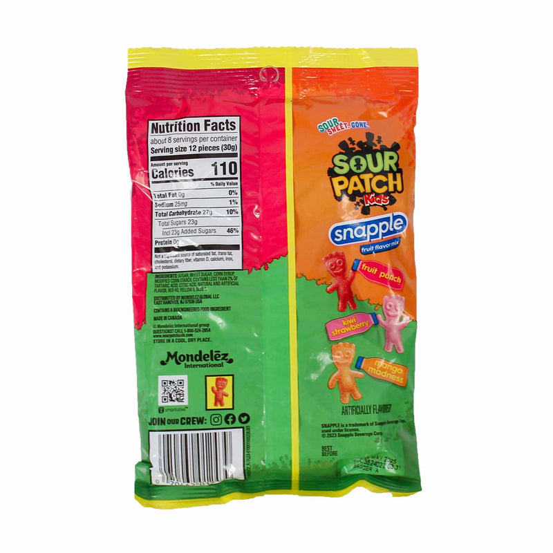 Sour Patch Kids Snapple 8 oz