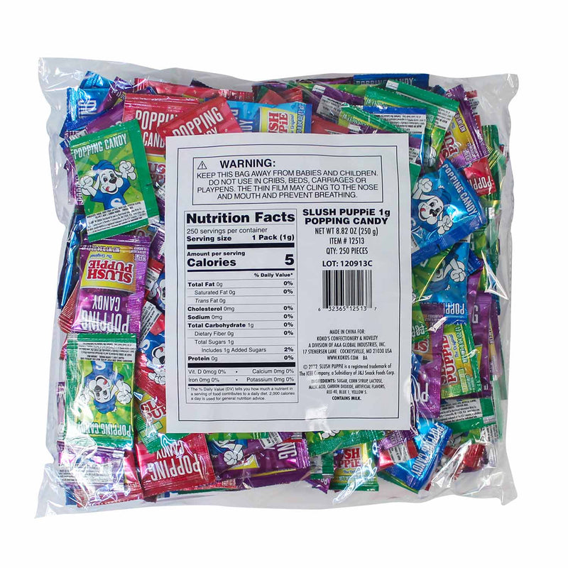 SLUSH PUPPiE™ Popping Candy Bulk Bag 250 Count