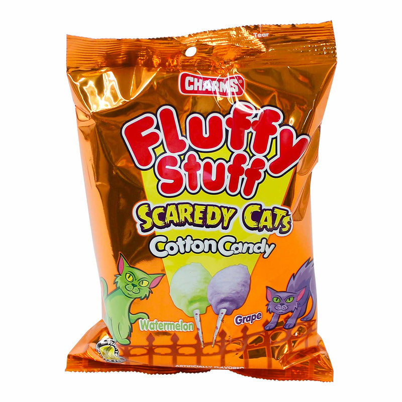 Fluffy Stuff Scaredy Cats Cotton Candy 2.1oz