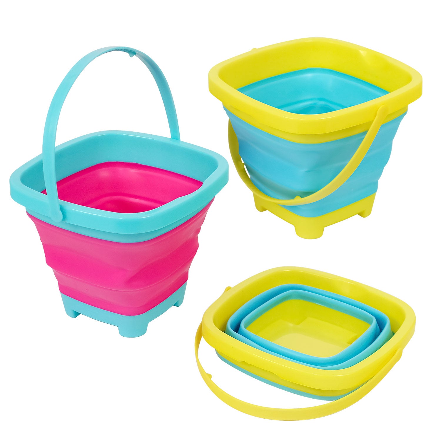 Collapsible Bucket Assorted 6