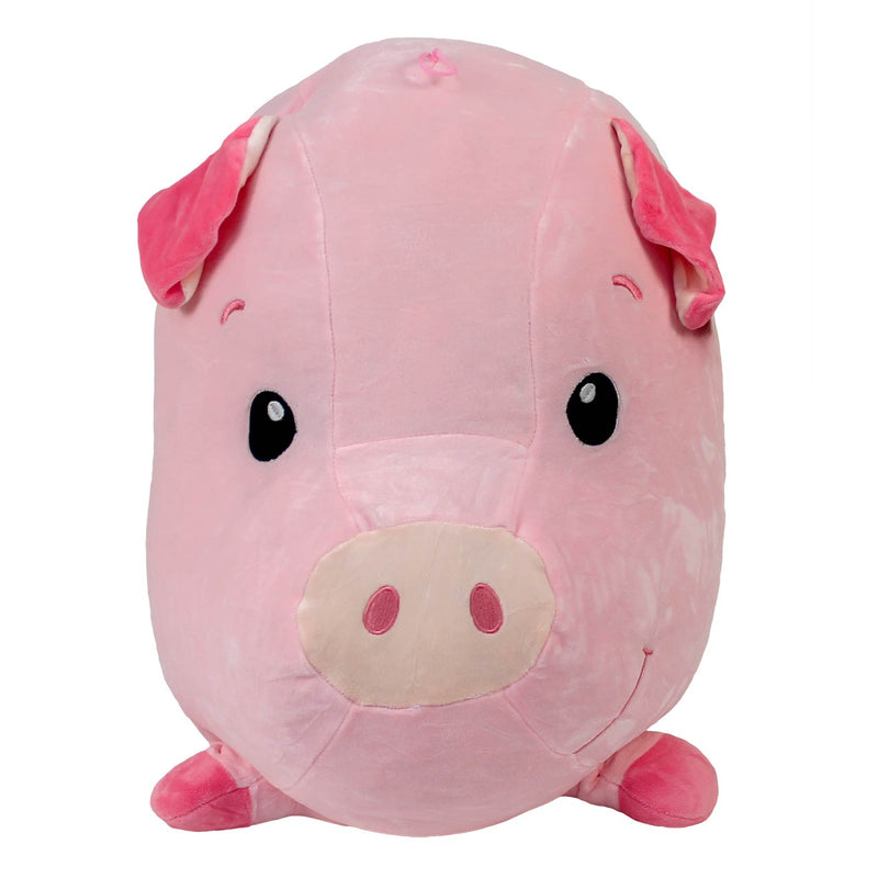 Plush Super Soft Round Pig 17"