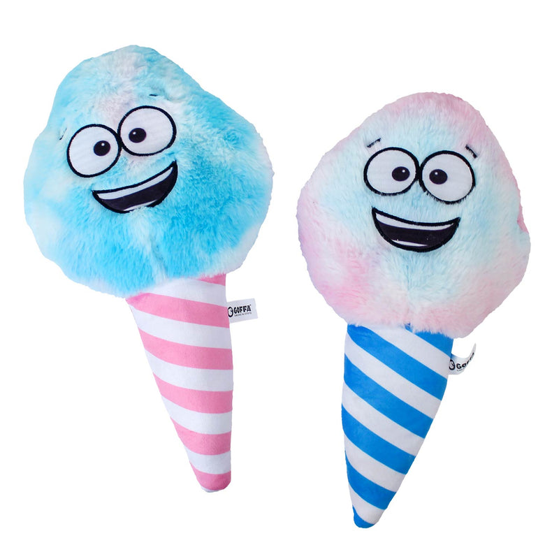 Plush Smiley Cotton Candy Assorted 16"