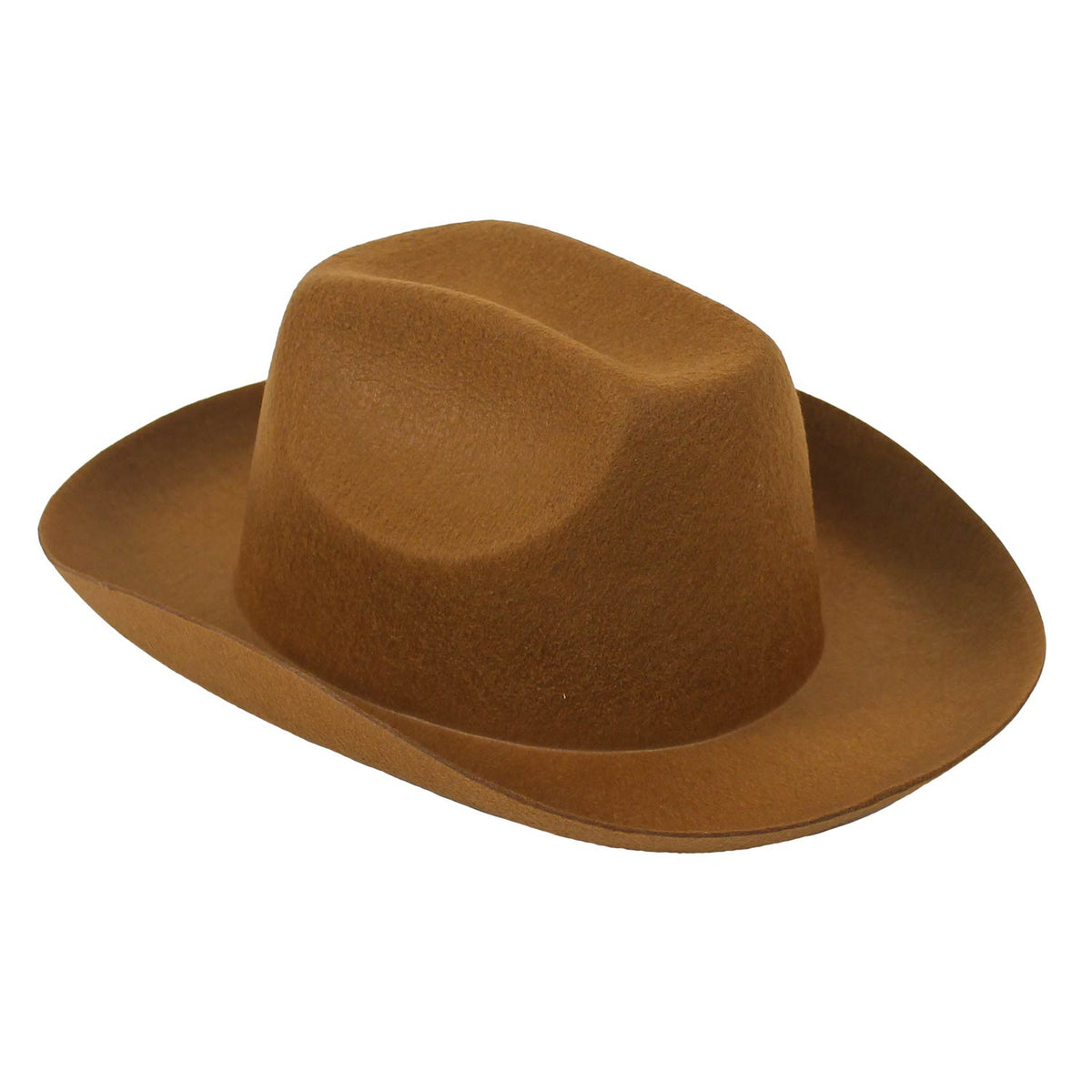 American Carnival Mart Brown Felt Cowboy Hat Child Size