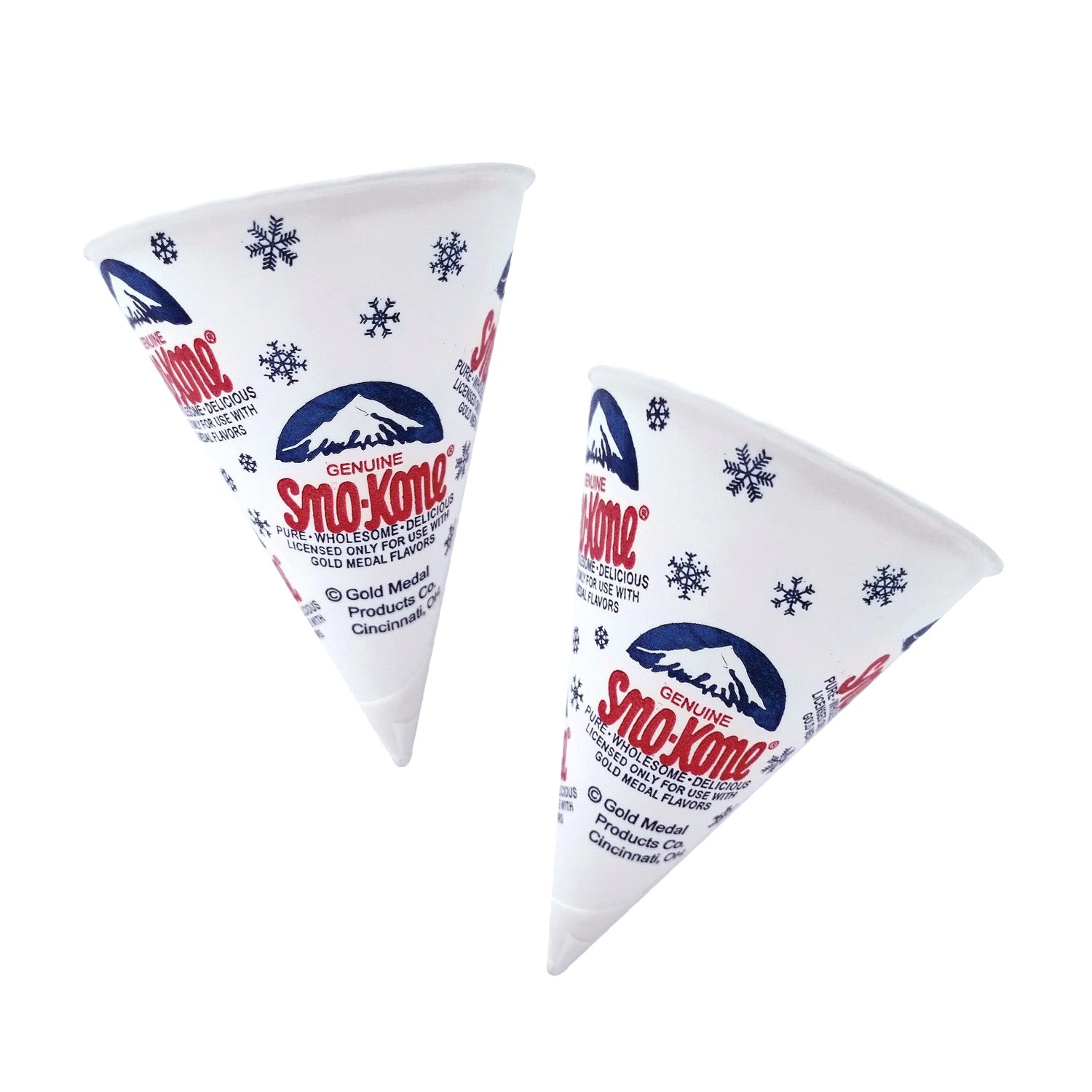 Snow Cone Paper Cones 6 Oz 200 Pack