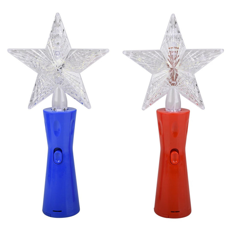 Light Up Star Magic Wand 10"