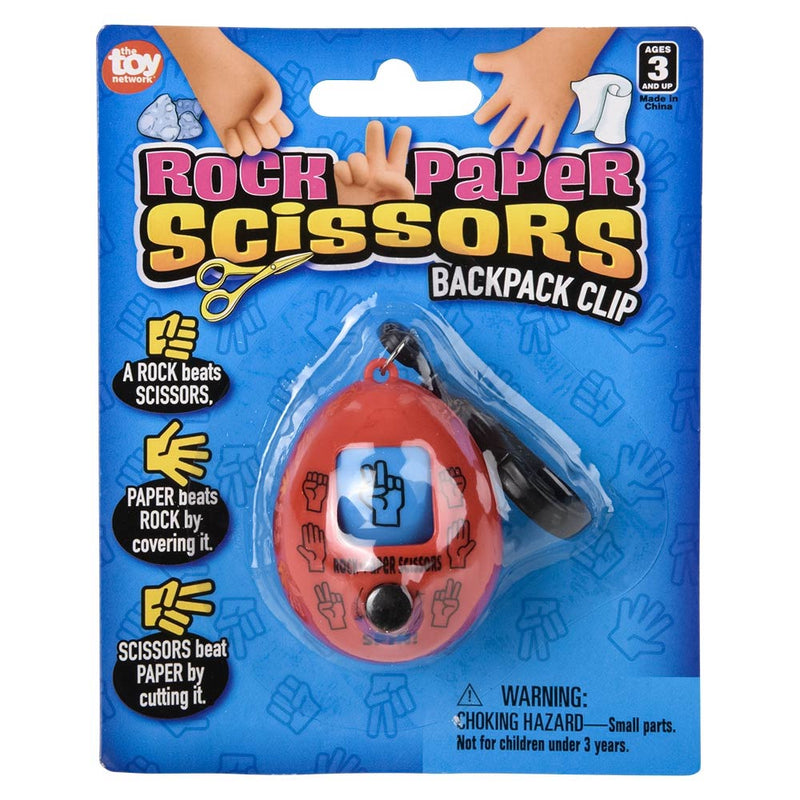 Rock, Paper, Scissors Backpack Clip 2" (DZ)