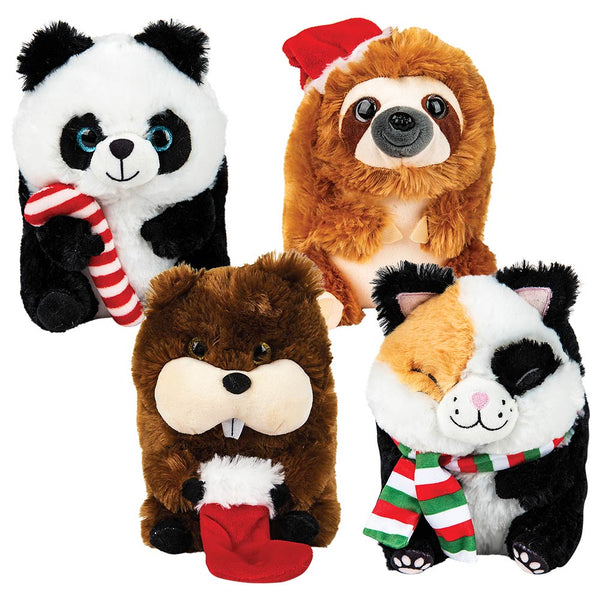 Plush Belly Buddies Christmas Assorted 7"