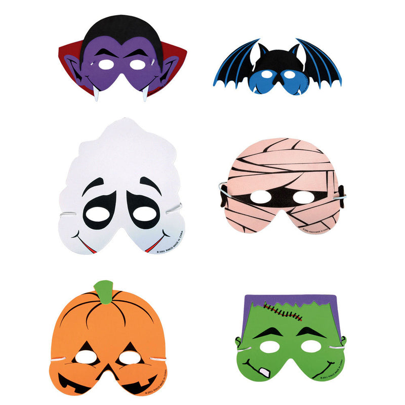 Halloween Foam Masks 7" (DZ)