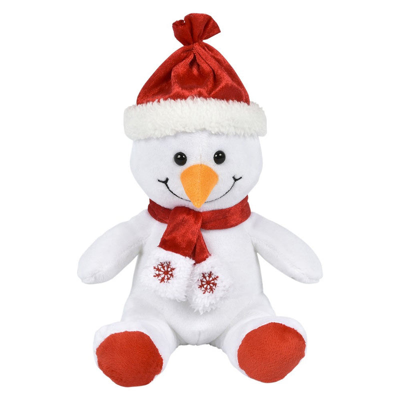 Plush Christmas Characters With Scarf Assorted 8"