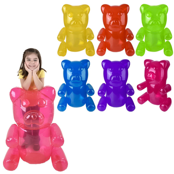 Inflate Jumbo Gummy Bear Assorted 36"