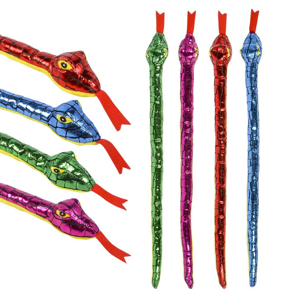 Plush Foil Snakes 15.5" (DZ)