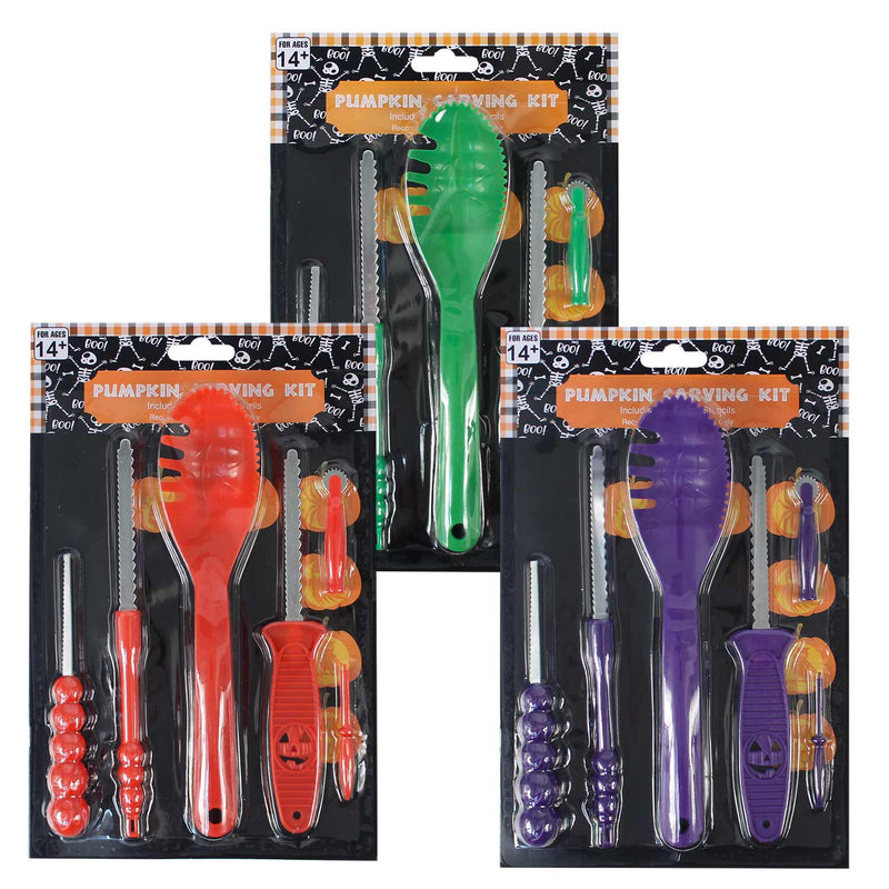 Pumpkin Carving Kit Assorted