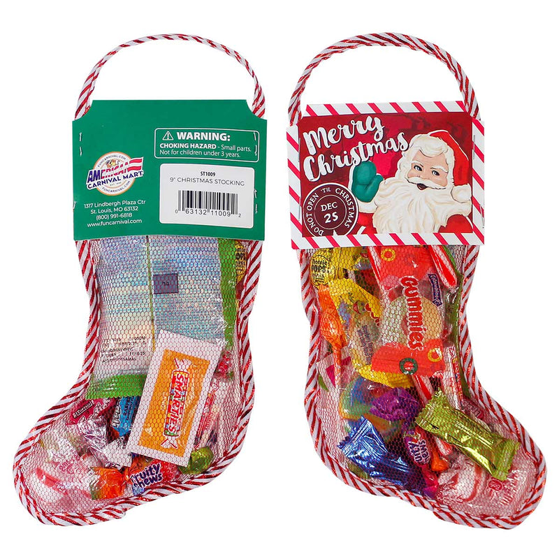 Filled Christmas Stocking 9"