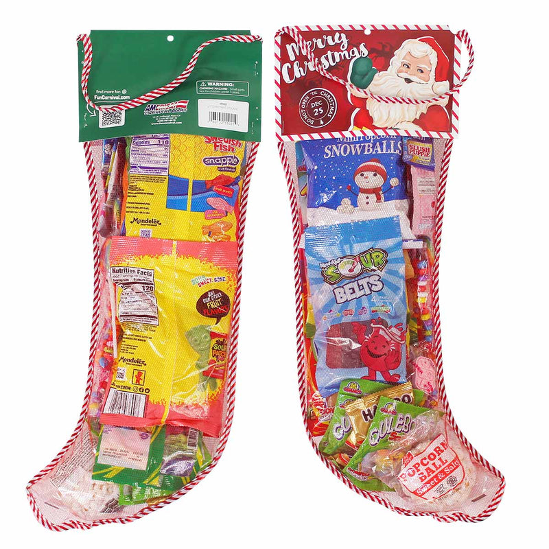 Filled Christmas Stocking 21" All Candy