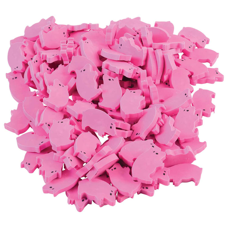 Pig Erasers .75" (144 PACK)