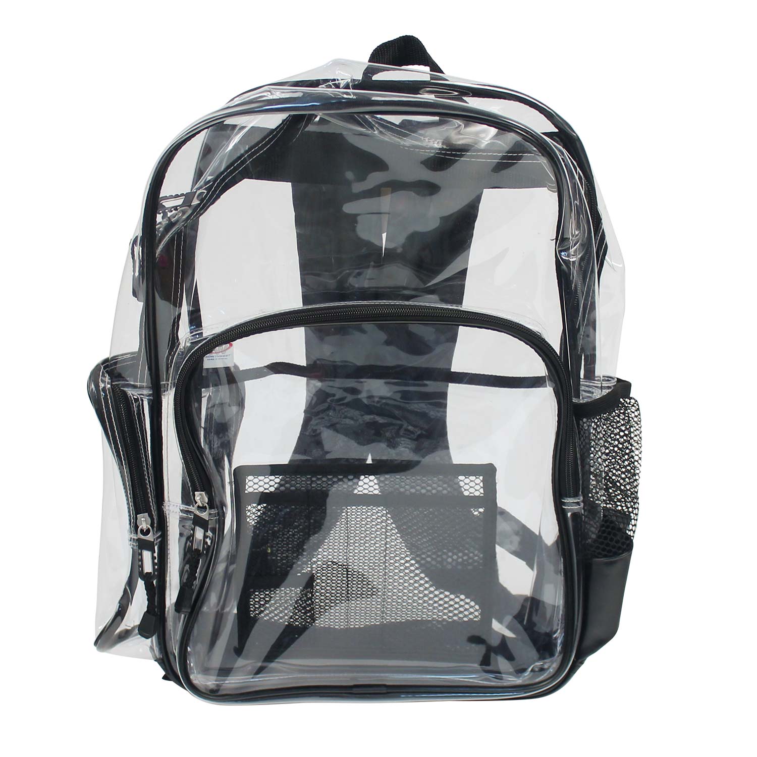 Large Clear Backpack - Black 18