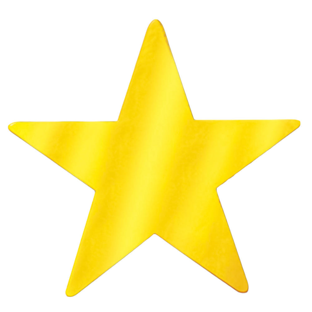 Foil Star Cutout - Gold 15