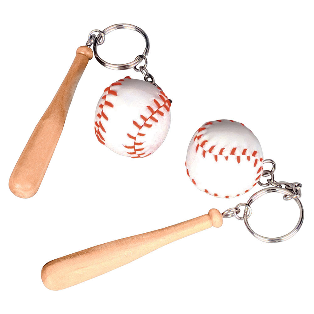 Baseball and Bat Keychain - 3