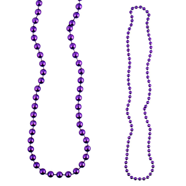 720 Count Of 7Mm X 33 Purple Beads In Bulk Box — Shimmer & Confetti