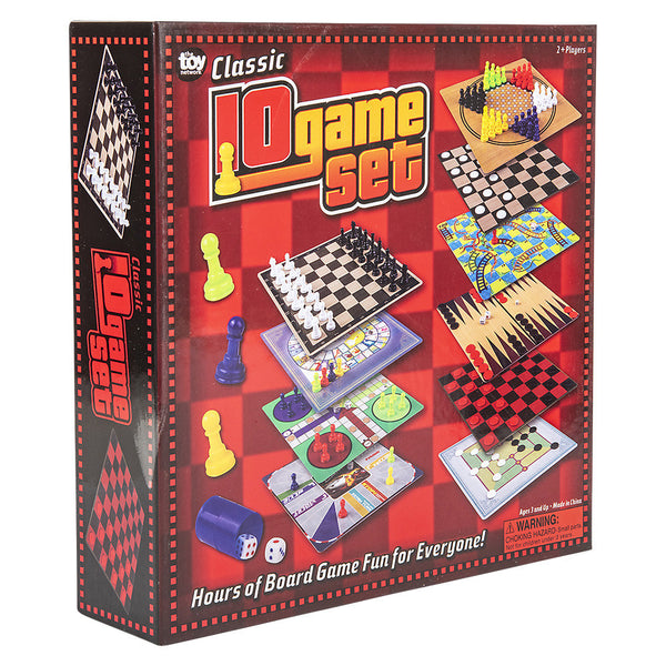 10 In 1 Classic Board Game Set 11