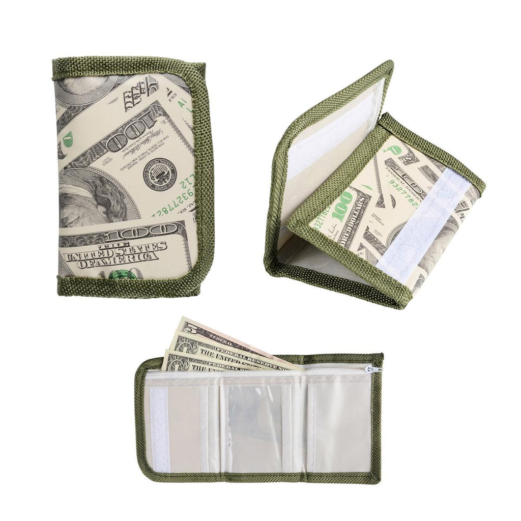 Money print discount wallet maison margiela