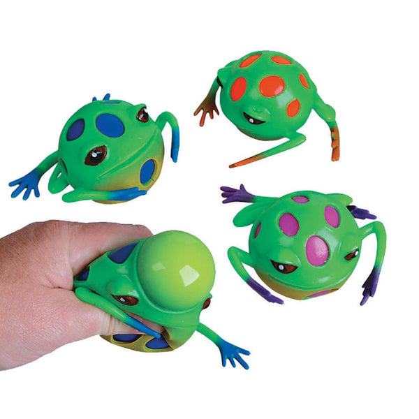 24 Wholesale Frog Squeeze Balls - at 